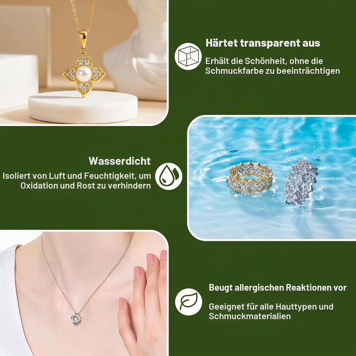 50 ml Schmuckschutzbeschichtung, Schmuckversiegelung Anlaufschutz, behält brillanten Glanz, gegen Ve