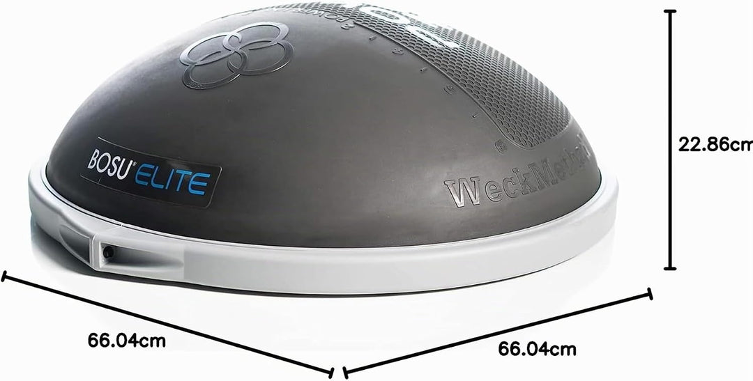 Bosu® Elite Balance Ball Trainer, halber Gymnastikball Fitness Balance Board bis 1000 KG belastbar,