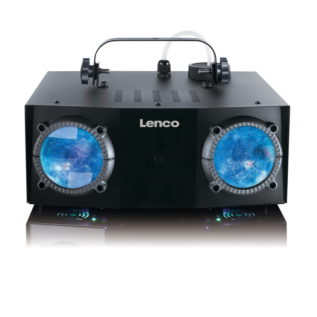 Lenco LFM-110 Dual Matrix RGB Partylicht - mit Nebelmaschine - integrierte Lichtshowprogramme - 1 Li