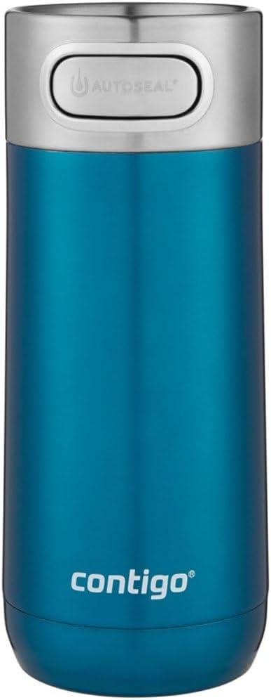 Contigo Luxe Autoseal Thermobecher, Edelstahl-Reisebecher, Isolierflasche, auslaufsicher, Kaffebeche