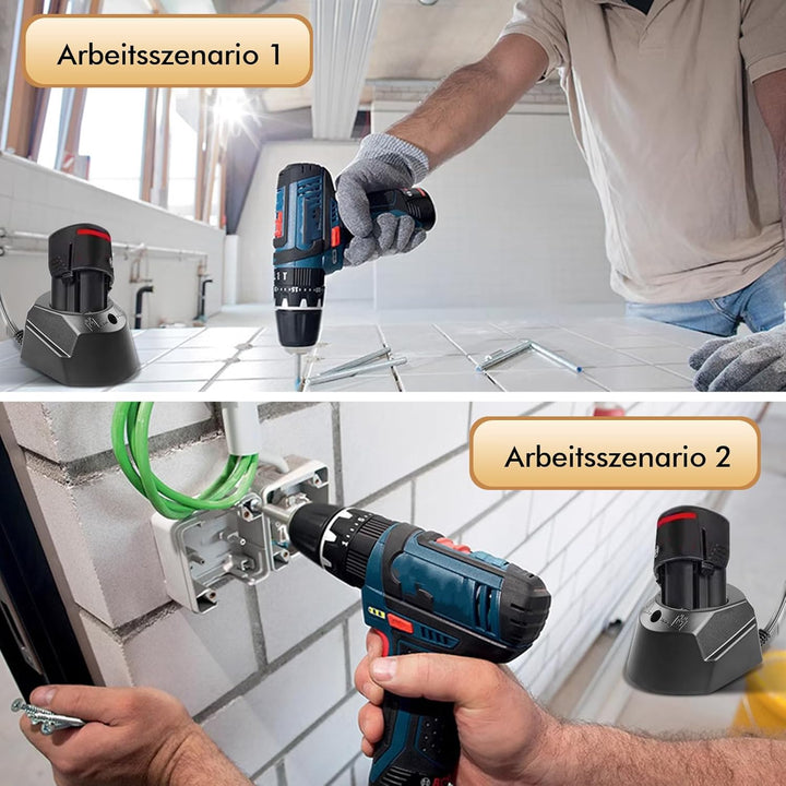 Ladegerät für Bosch 10.8V-12V AL1115CV Akku Schnellladegerät, Li-ion 12 Volt Ladegerät für BAT411, B