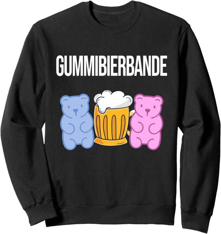 Gummibierbande - lustiges Sauf Party Urlaub Malle Gruppen Sweatshirt