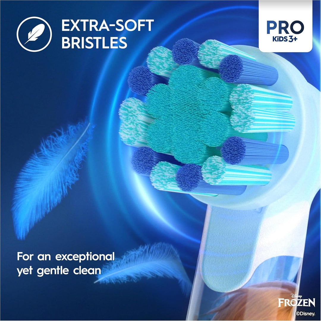 Oral-B - Vitality Pro Kids Frozen HBOX, Batteriebetrieben, Zahnbürste, Schwarz
