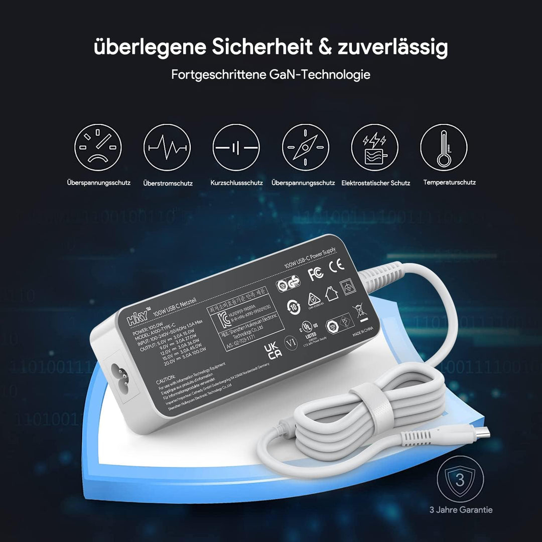 HKY 100W Netzteil Ladegerät für EF ECOFLOW Delta 3 Classic Tragbare Powerstation EcoFlow Delta 2 tra