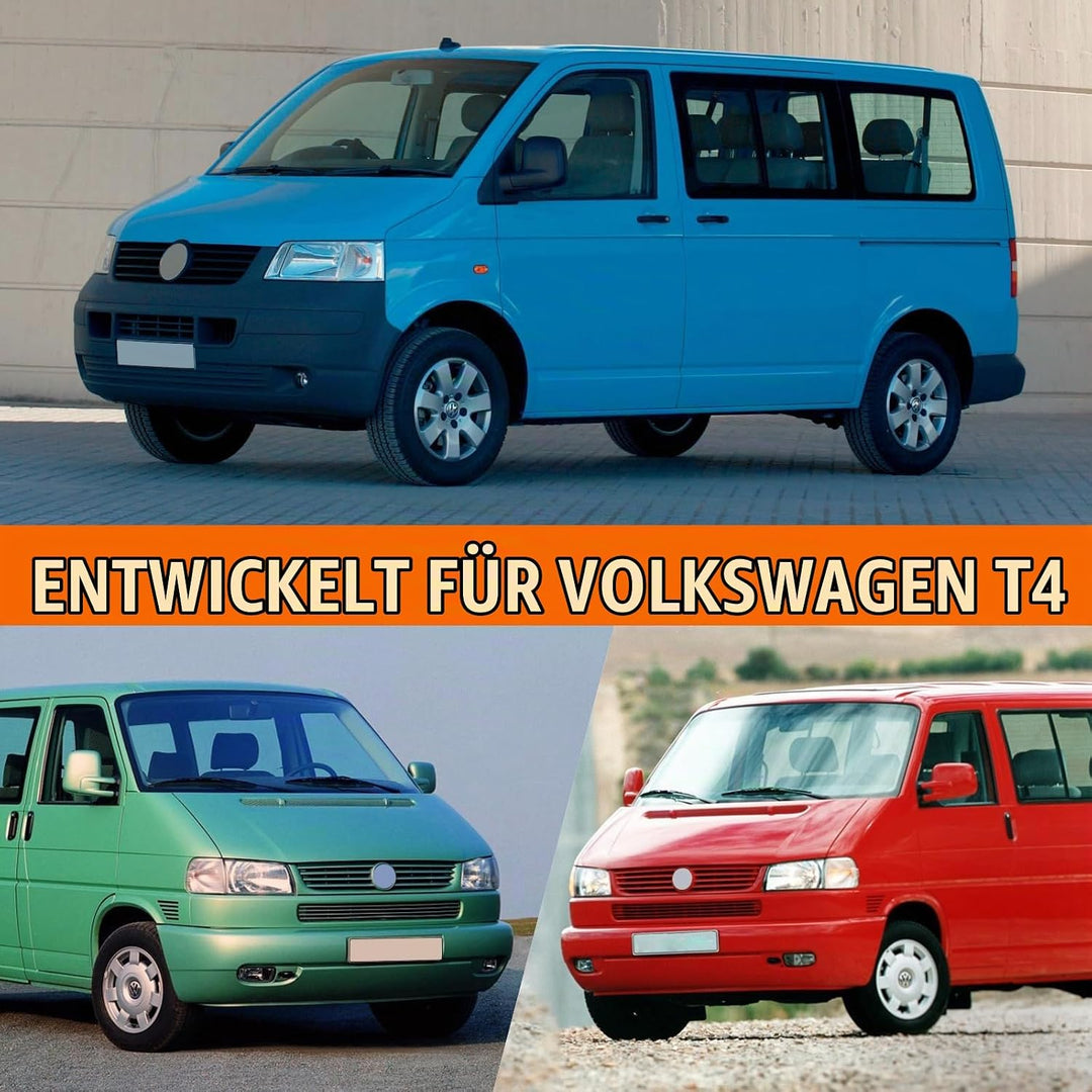 Auto Abdeckung Vollgarage Autoplane für VW Transporter T4 1995-2004, Wasserfest Autoabdeckung Komple