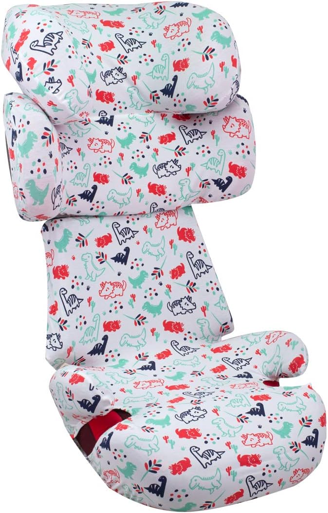 JYOKO KIDS Bezug für Autositz Kompatibel mit Cybex Solution Fix (Dino Party), Dino Party