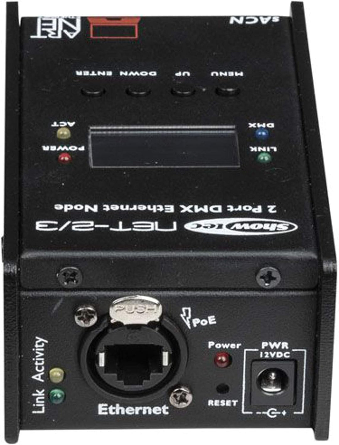 Showtec NET-2/3 POCKET Artnet-Node mit 2 Kanälen, XLR, 3-polig
