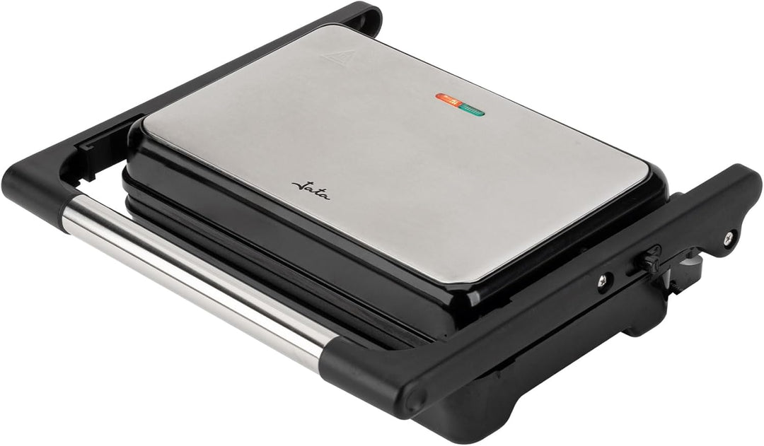 JATA JEGR1183 Doppelgrill, 1500 W, Elektrogrill mit 180°-Öffnung und Schwingdeckel, regulierbares Th