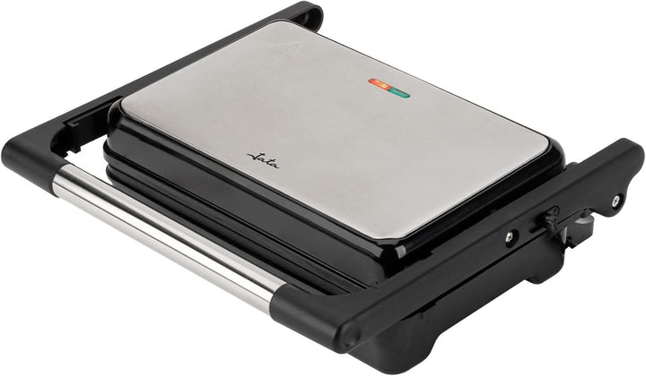 JATA JEGR1183 Doppelgrill, 1500 W, Elektrogrill mit 180°-Öffnung und Schwingdeckel, regulierbares Th
