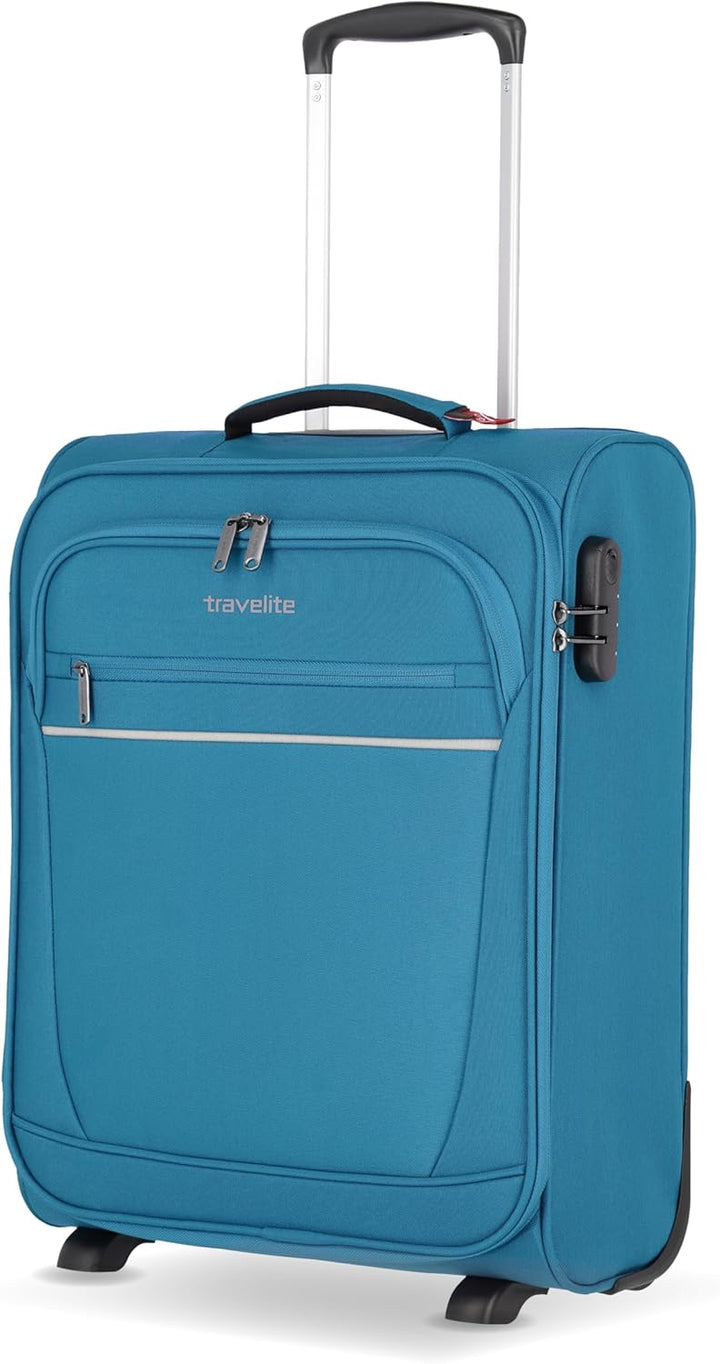 travelite 2 Rad Handgepäck Koffer mit Schloss erfüllt IATA Bordgepäck Mass, Gepäck Serie CABIN: Komp