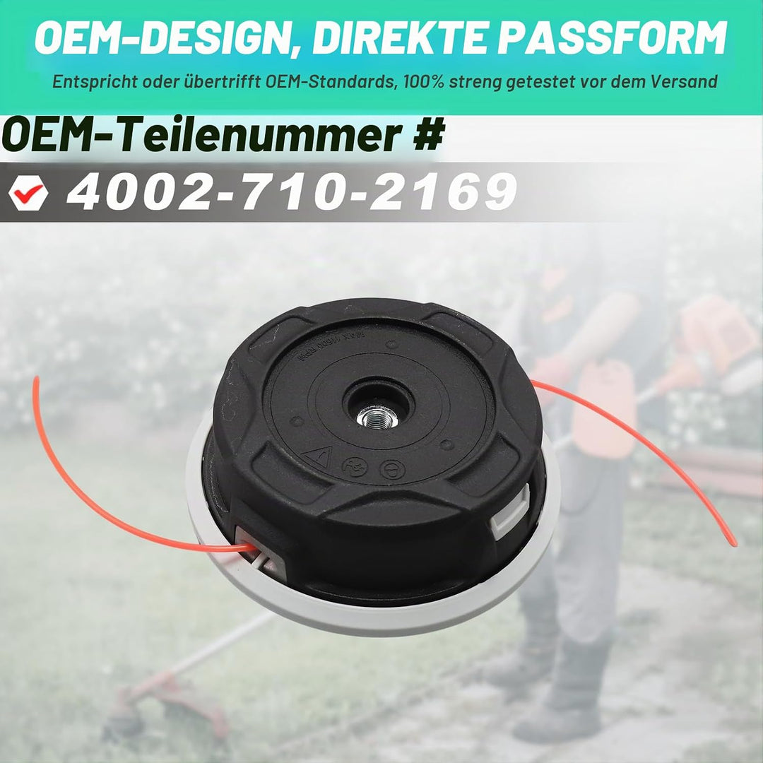 Mähkopf Kompatibel mit Stihl C 26-2 Autocut, ADEFOL Trimmerkopf für STIHL FS55 FS56 FS70 FS80 FS85 F