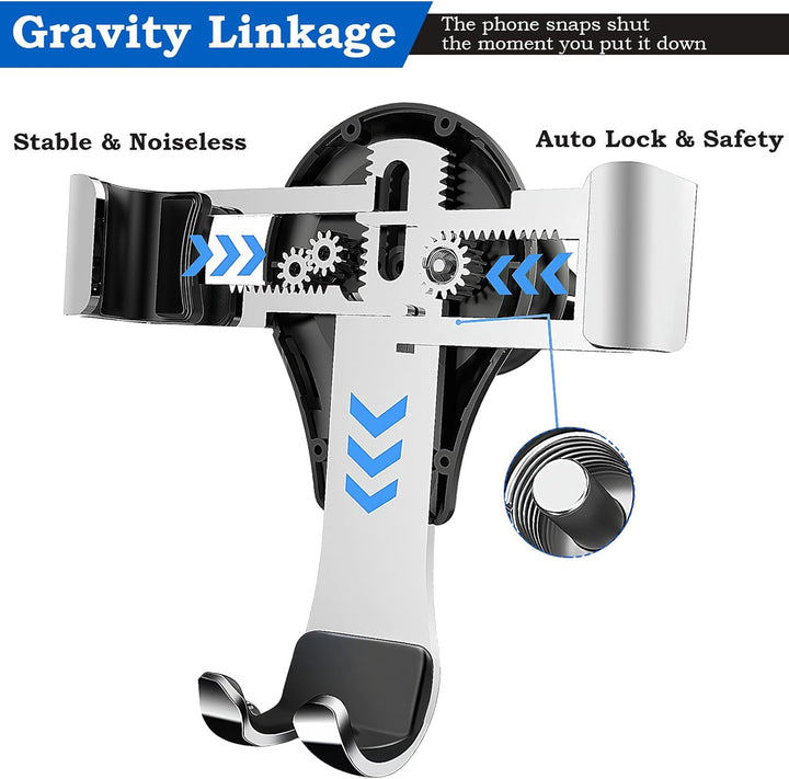 Handyhalterung Auto, Car Phone Holder, Holder Phone Mount Verstellbarer Blickwinkel, 360° Drehbar KF