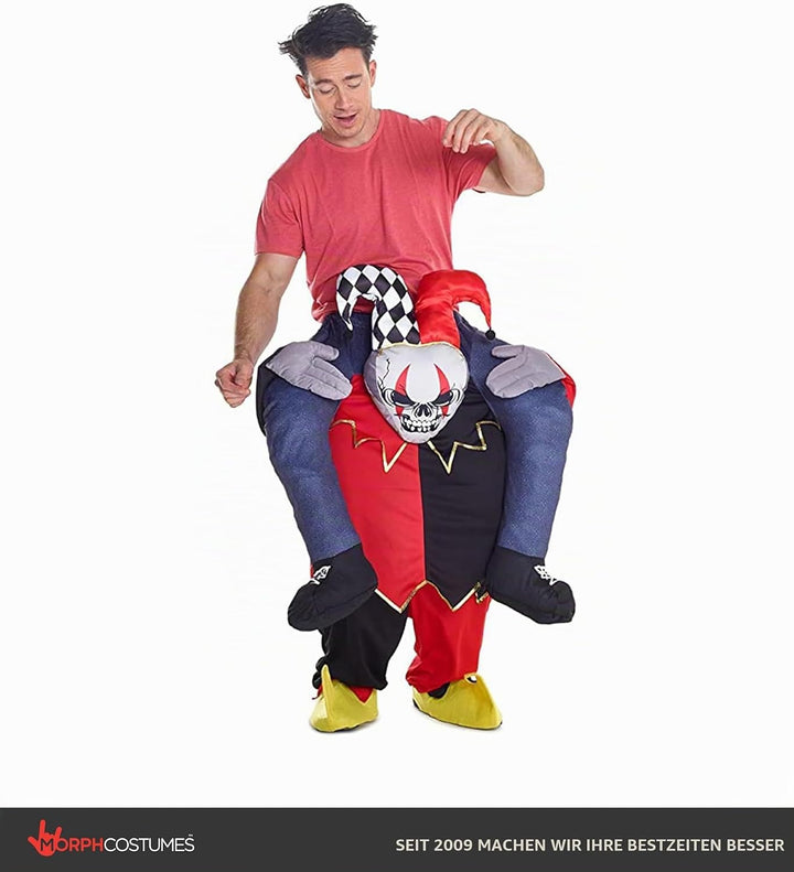Morph MCPBJE Huckepack Kostüm Costumes, Hofnarr, Einheitsgrösse, Hofnarr