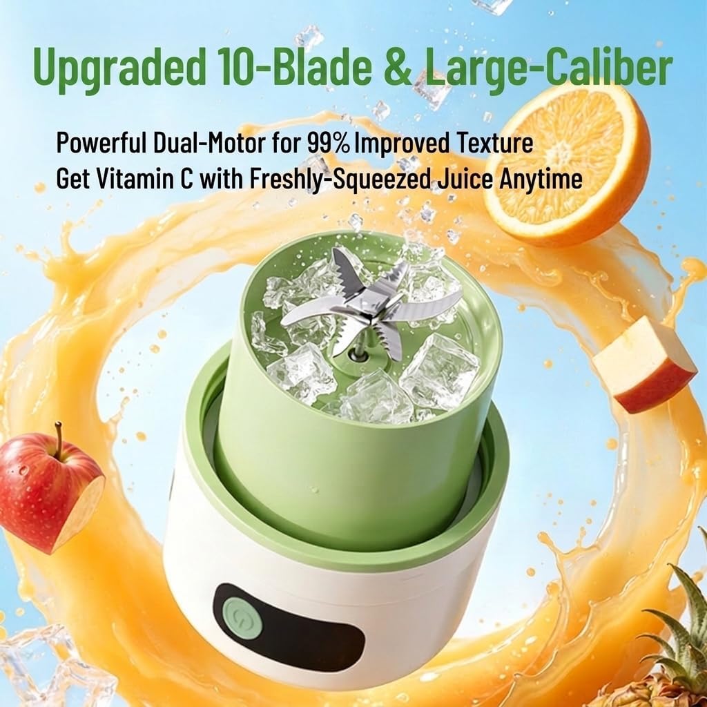 Standmixer 1000ml Akku Smoothie Maker 70W für Auto &amp; Sport
