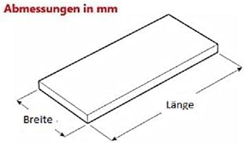 2 er Set - 2 Stück Regalboden Einlegeboden WEISS 467 x 290 mm (L 46,7 cm x B 29 cm) Fachboden für 50