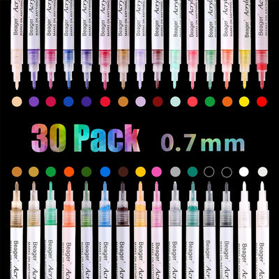 Acrylstifte Marker Stifte, Wasserfeste Stifte Permanent Marker Acrylfarben stifte für Stein Metall P