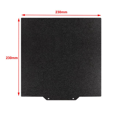 Cavabien 3D Printer Double Sided Black PEI Panel Kit Magnetic Bed Construction Surface for Anycubic