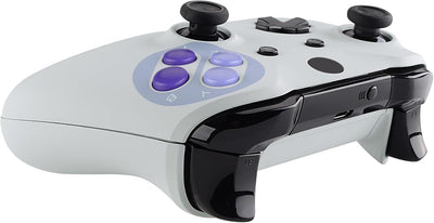 eXtremeRate Ersatz Hülle Gehäuse für Xbox One S&X Controller,Custom Klassik SNES Stil Voll-Schale Fr