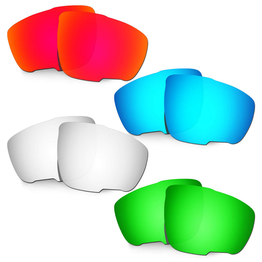 HKUCO Verstärken Ersatz-Brillengläser für Rudy Sintryx Rot/Blau/Titan/Grün Sonnenbrille
