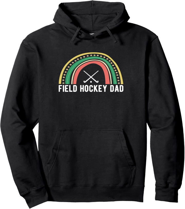 Vintage Retro Fieldhockey Dad Papa Vatertag Pullover Hoodie