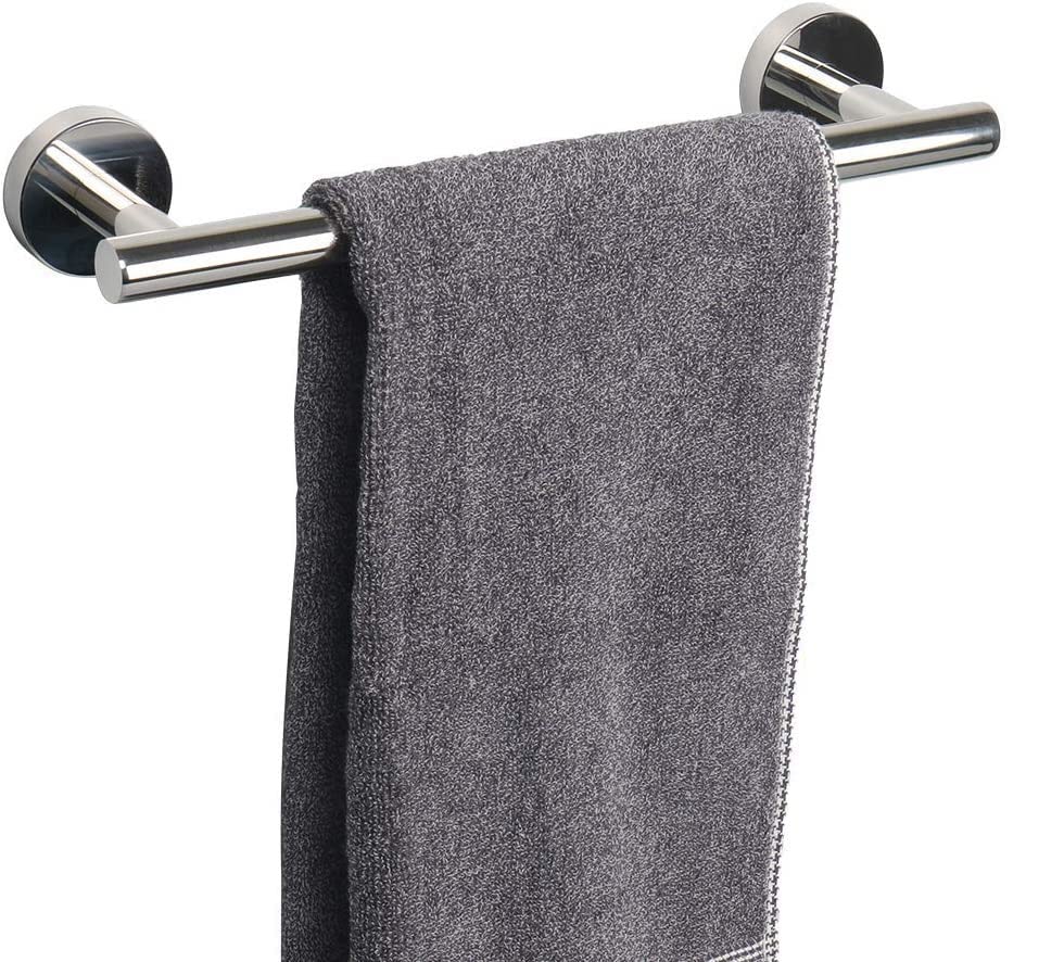 YUET Handtuchhalter 30CM, Handtuchstange Chrom Bad,SUS 304 Edelstahl,Badetuchhalter Handtuch Halteru