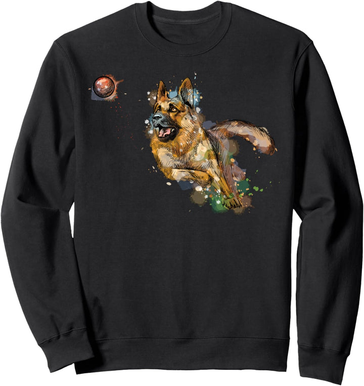 Deutscher Schäferhund German Shepherd Hund Hunde Sweatshirt