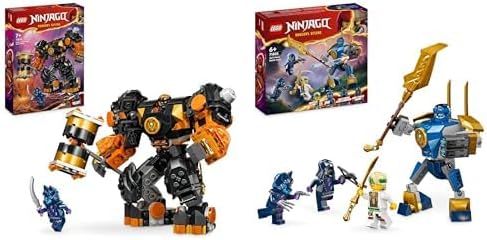 LEGO NINJAGO Coles Erdmech & NINJAGO Jay Battle Mech Bundle mit Jay Battle Mech, Bundle mit Jay Batt