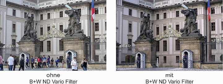 B+W Graufilter ND vario / variabel ND2-32 (49mm, MRC nano, XS-Pro, 16x vergütet, Premium)