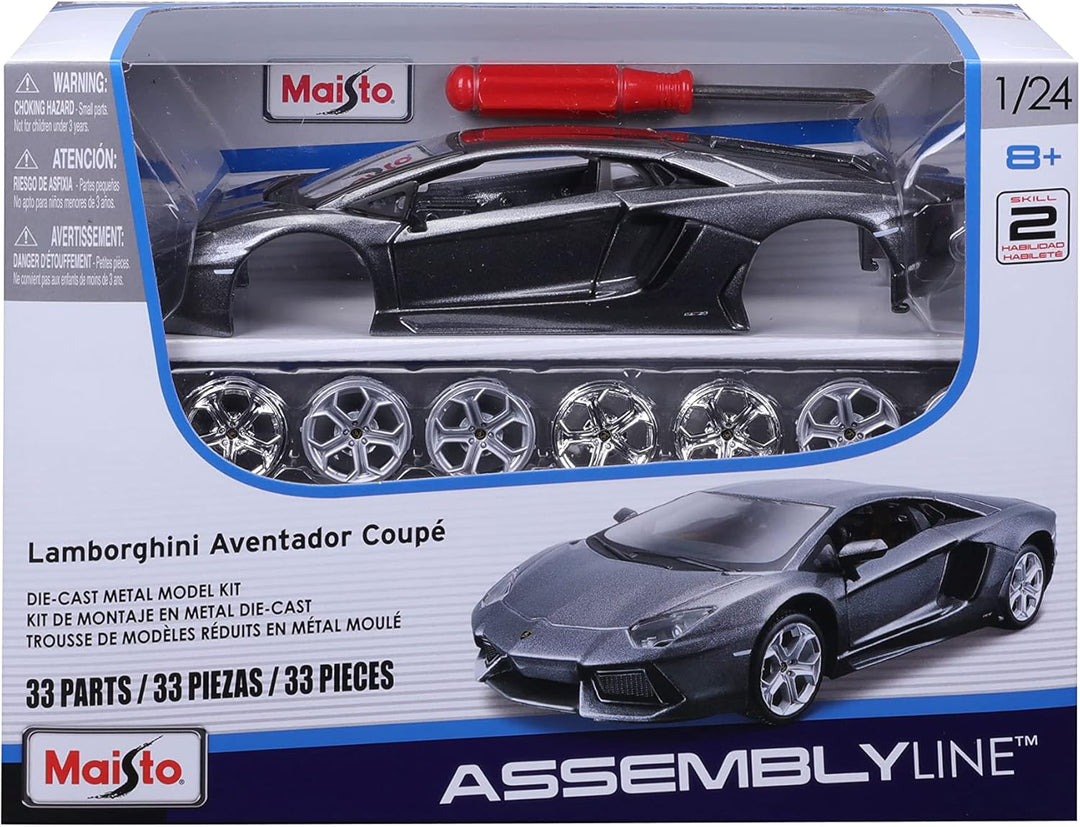 Maisto M39234 Lamborghini 1:24 Aventador LP700-4 KIT, farblich Sortiert
