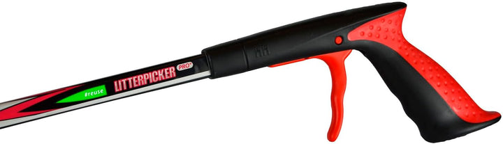 The Helping Hand Company LP1137IB Litterpicker Pro Extra, Rot/Silber, 94 cm (37 Zoll) Abfallzange Si