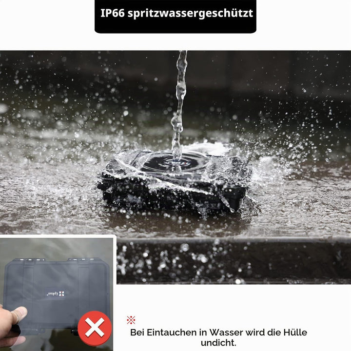 Lykus HC-1820 wasserdichte Mini Koffer Trockenbox mit Schaumstoffeinlage, Innenmasse 18x12x6,8 cm, I