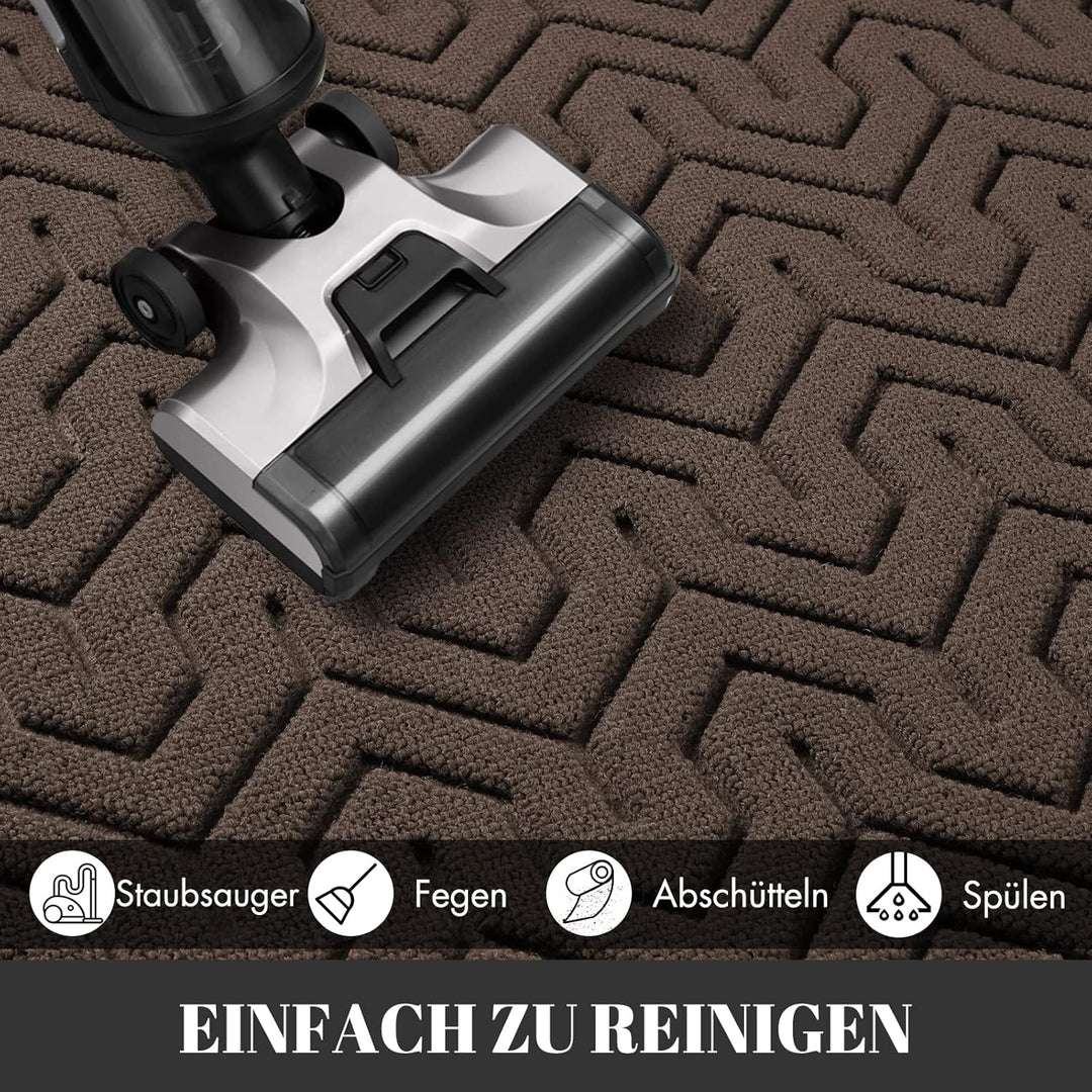 Yimobra Fussmatte für die Vordertür, strapazierfähige Ganzjahres-Fussmatte für den Eingangsbereich d