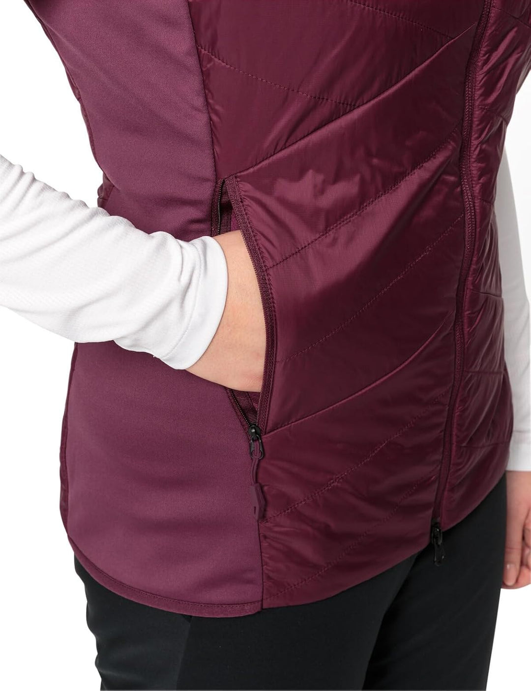 VAUDE Damen Chaleco Sesvenna Iv para Mujer Jacke, brick