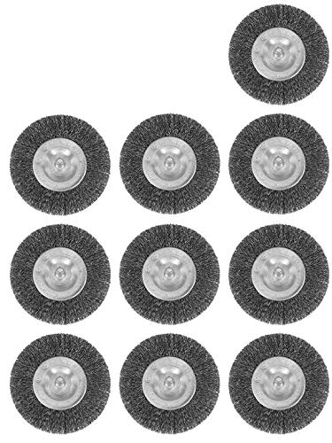 10er Set Fugenbürste passend für Akku Fugenbürste gartenteile AFB 1810 Metall/Draht/runde Drahtbürst