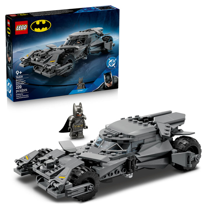 LEGO DC Batman Batman vs. Superman: Batmobil - Superhelden Spielzeugauto - Kreatives Spielzeug mit M