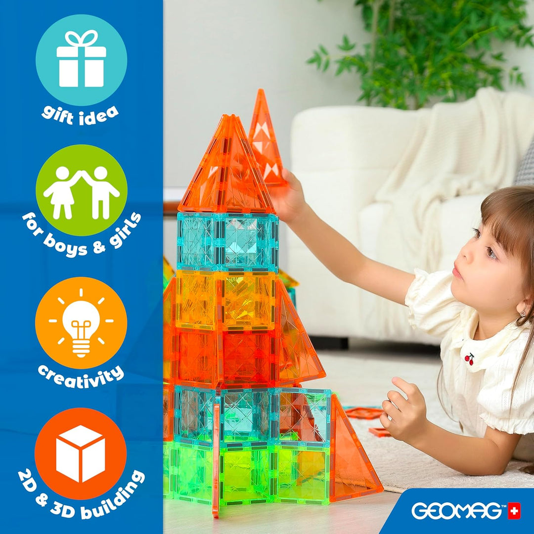 Geomag Magnetic Tiles Gems 16 Fliesen Gemme 16, Fliesen Gemme 16