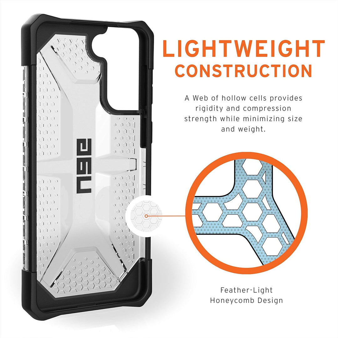 Urban Armor Gear Plasma Schutzhülle Samsung Galaxy S21+ 5G (6,7" Zoll) Hülle (Wireless Charging komp