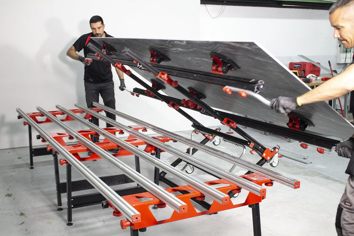 Rubi 18935 | Slab Table | Werkbank zum Schneiden und Handhabung von grossen Keramikfolien durch die