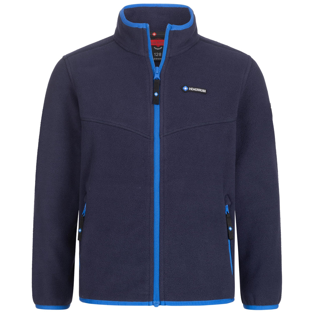 Höhenhorn Leggon Kinder Fleece Jacke Jungen Mädchen Full Zip Outdoor Freizeit 164 Dunkelblau/Blau, 1