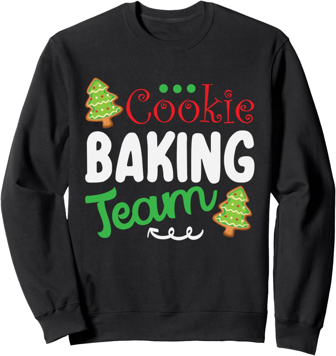 Cookie Baking Team Weihnachten Gruppe Backen Kekse Plätzchen Sweatshirt