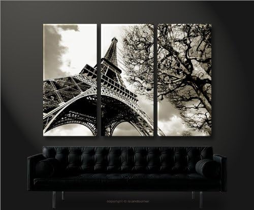 islandburner Bild Bilder auf Leinwand Eiffelturm Paris XXL Poster Leinwandbild Wandbild art up your