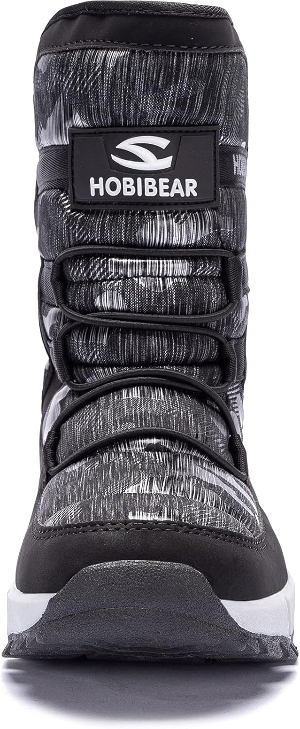 GUBARUN Schneestiefel Jungen Mädchen Winterstiefel Kinder Winter Outdoor Wasserdicht Warme Stiefel 2