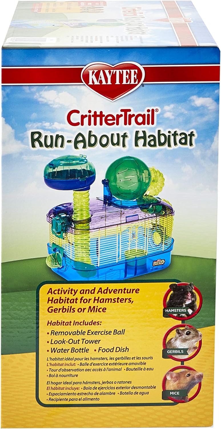 Kaytee CritterTrail Run-About-Habitat für Kleintiere wie Hamster, Rennmäuse und Mäuse Critter Trail