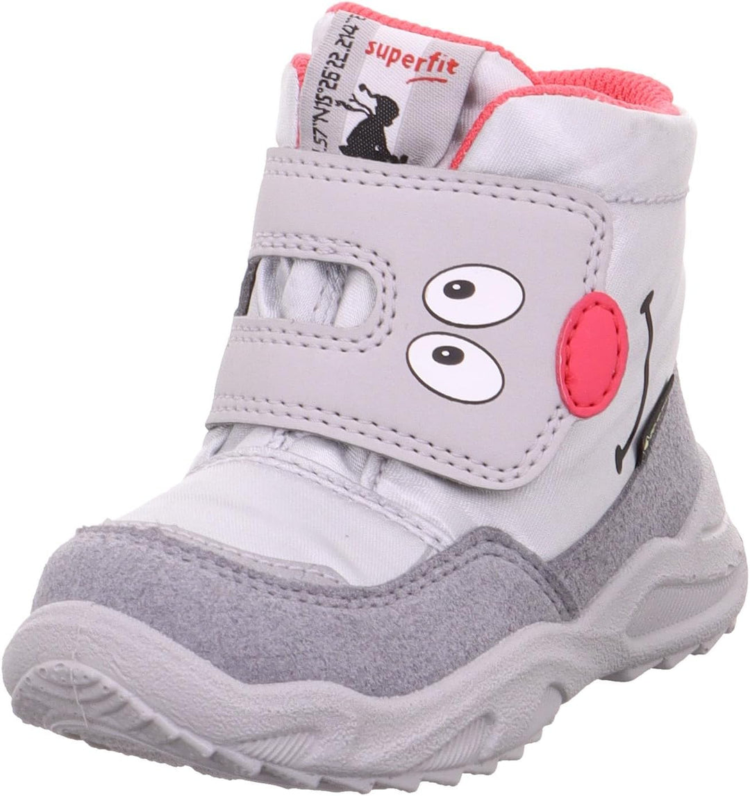 Superfit Baby Mädchen GLACIER warm gefütterte Gore-Tex Schneestiefel 20 EU Hellgrau Pink 2500, 20 EU