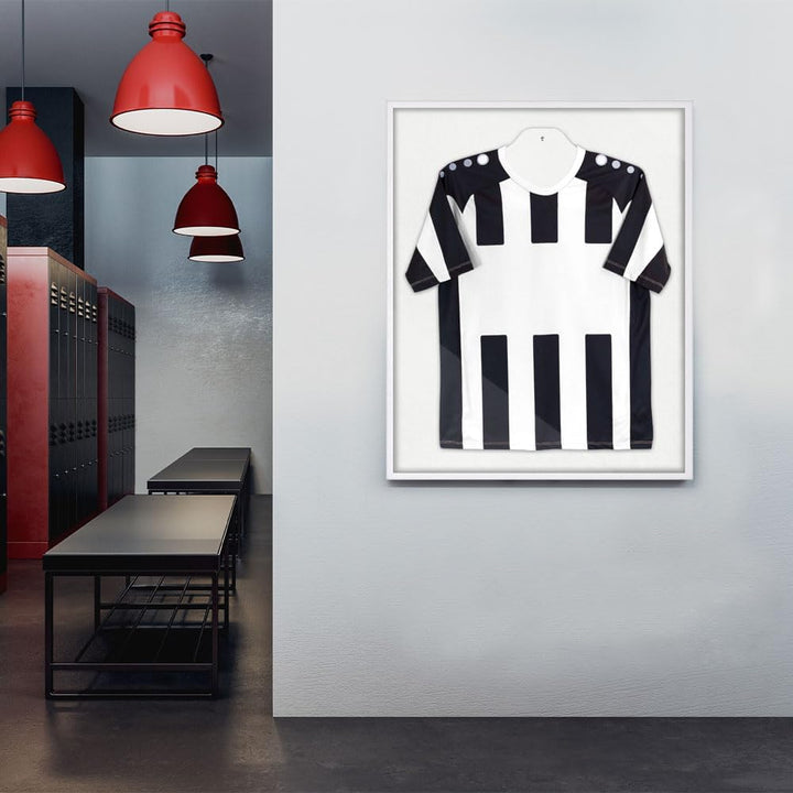 Objektrahmen Trikotrahmen VARIO inkl. Bügel und Passepartout 80x100cm Weiss (lackiert) Reinweiss 80