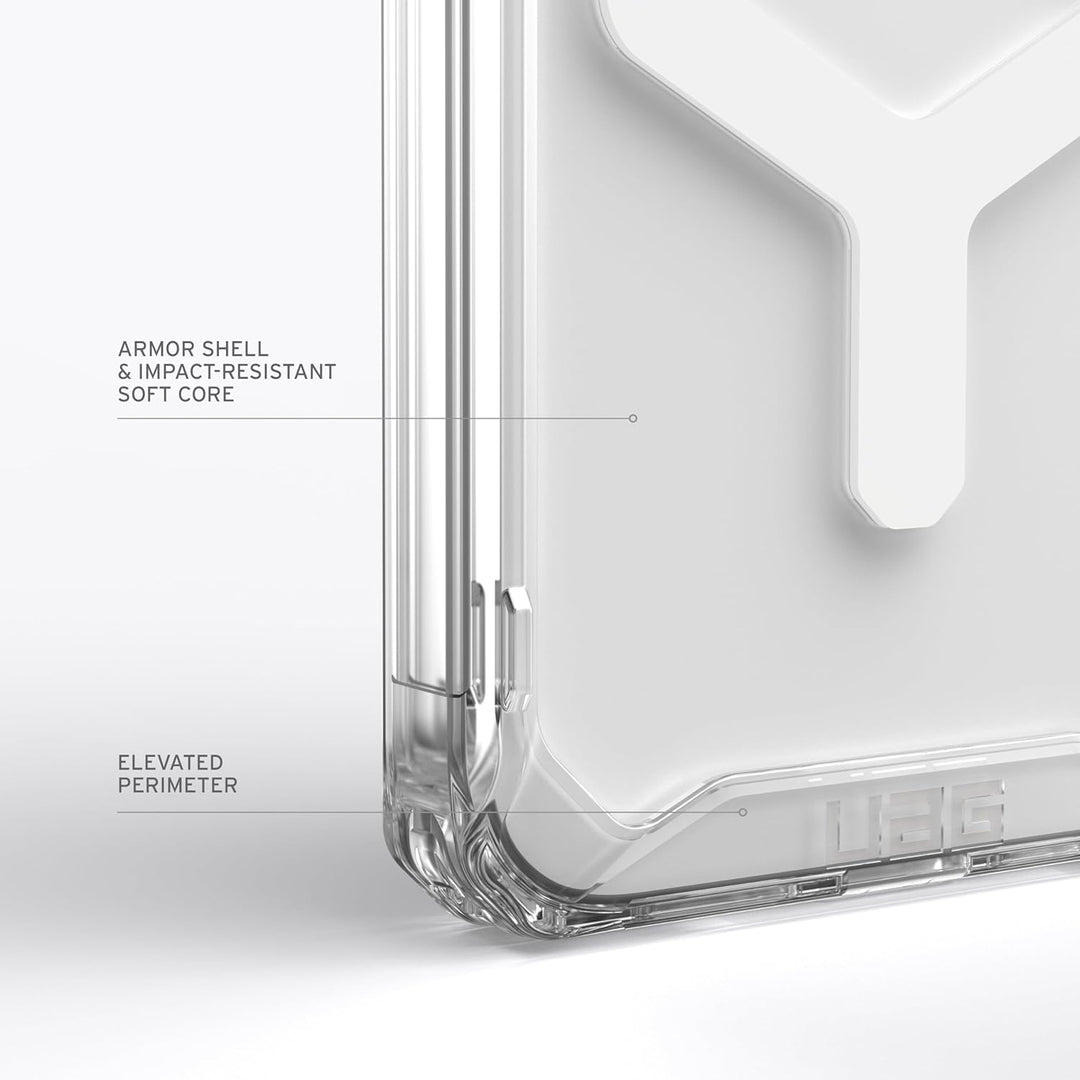 URBAN ARMOR GEAR Plyo Hülle kompatibel mit Apple iPhone 15 Pro [Wireless Charging/Magnetisches Aufla