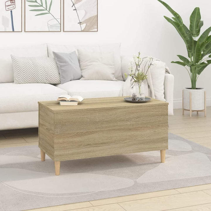 Tidyard Couchtisch Kaffeetisch mit Höhenverstellbar Beistelltisch mit Ablagefach Sofatisch Wohnzimme