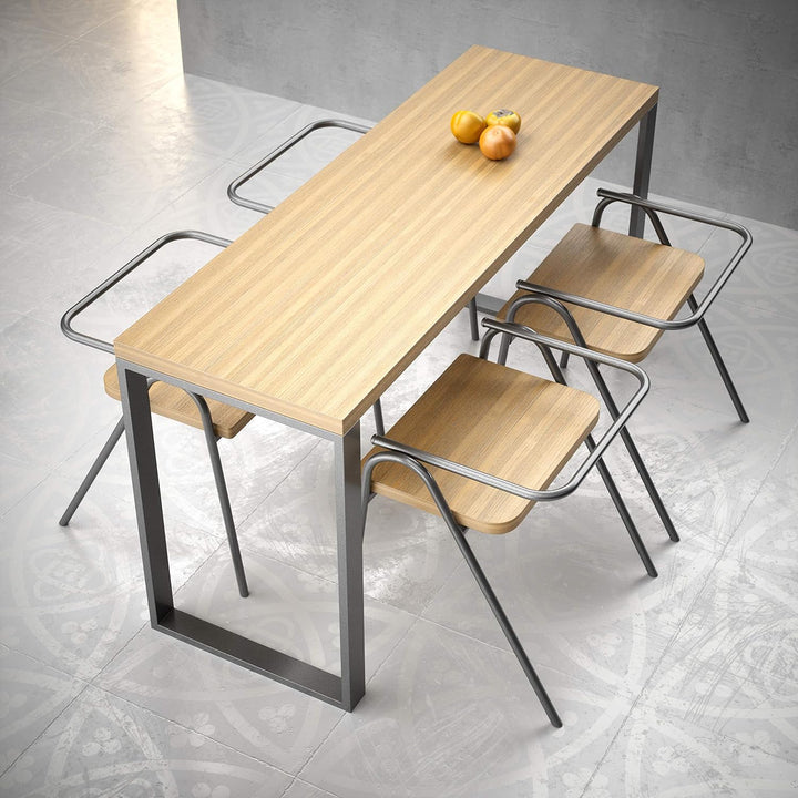 sossai® Stahl Tischkufen (pulverbeschichtet) TKK1 | Farbe: Anthrazit | 2 Stück | Breite 50 cm x Höhe