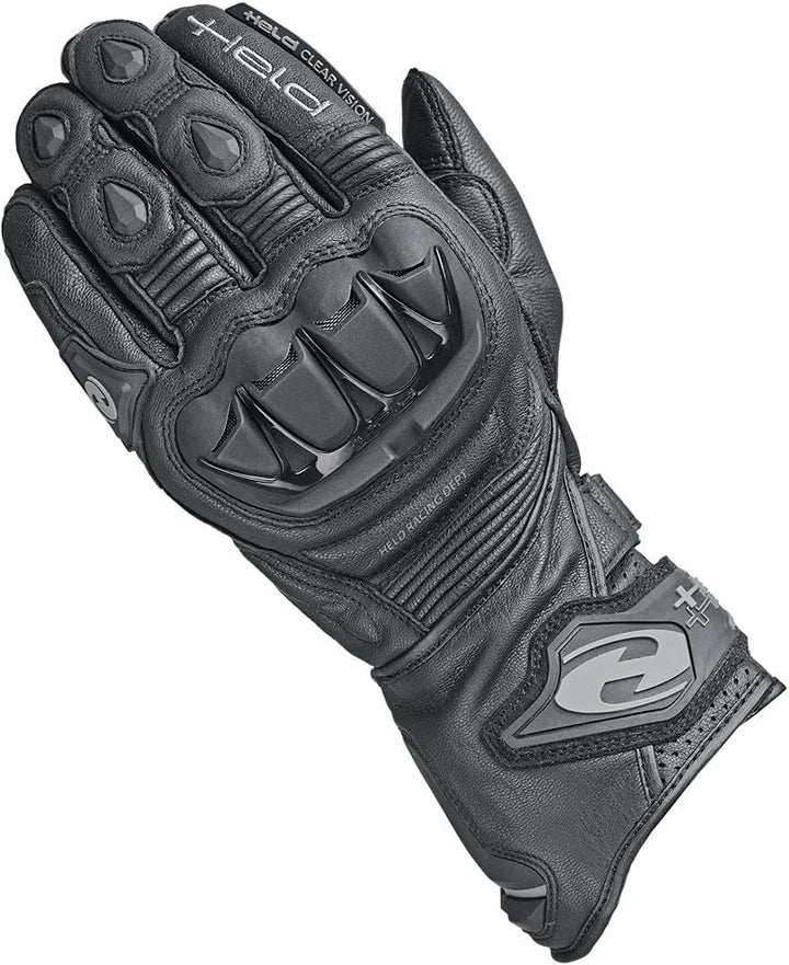 Held Leather Gloves Lady Evo-Thrux Ii Black D-8, Schwarz