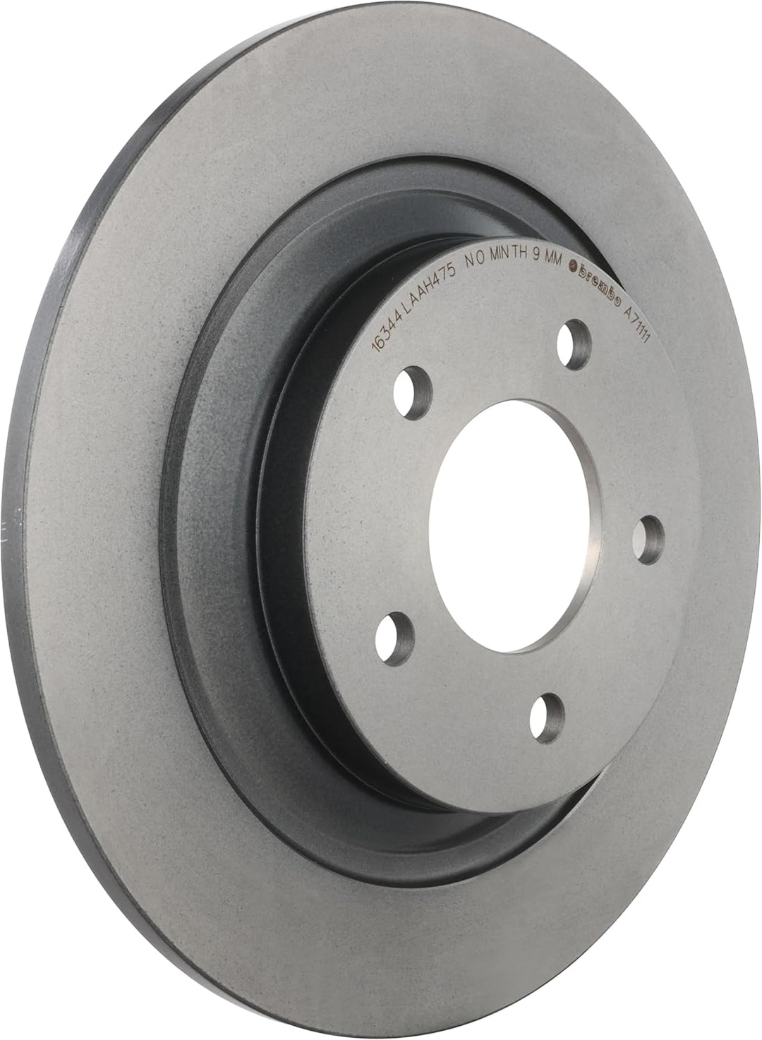 Brembo 08.A711.11 Hintere Bremsscheibe mit UV Lackierung, Anzahl 2